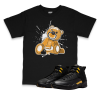 Air Jordan 12 Black Taxi l Bear T-Shirt