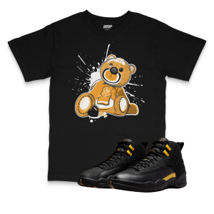 Air Jordan 12 Black Taxi l Bear T-Shirt