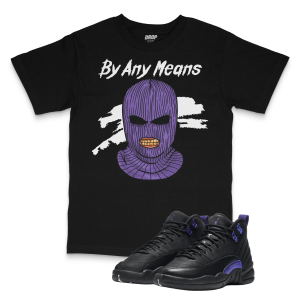 Air Jordan 12 Dark Concord I By Any Means Tee