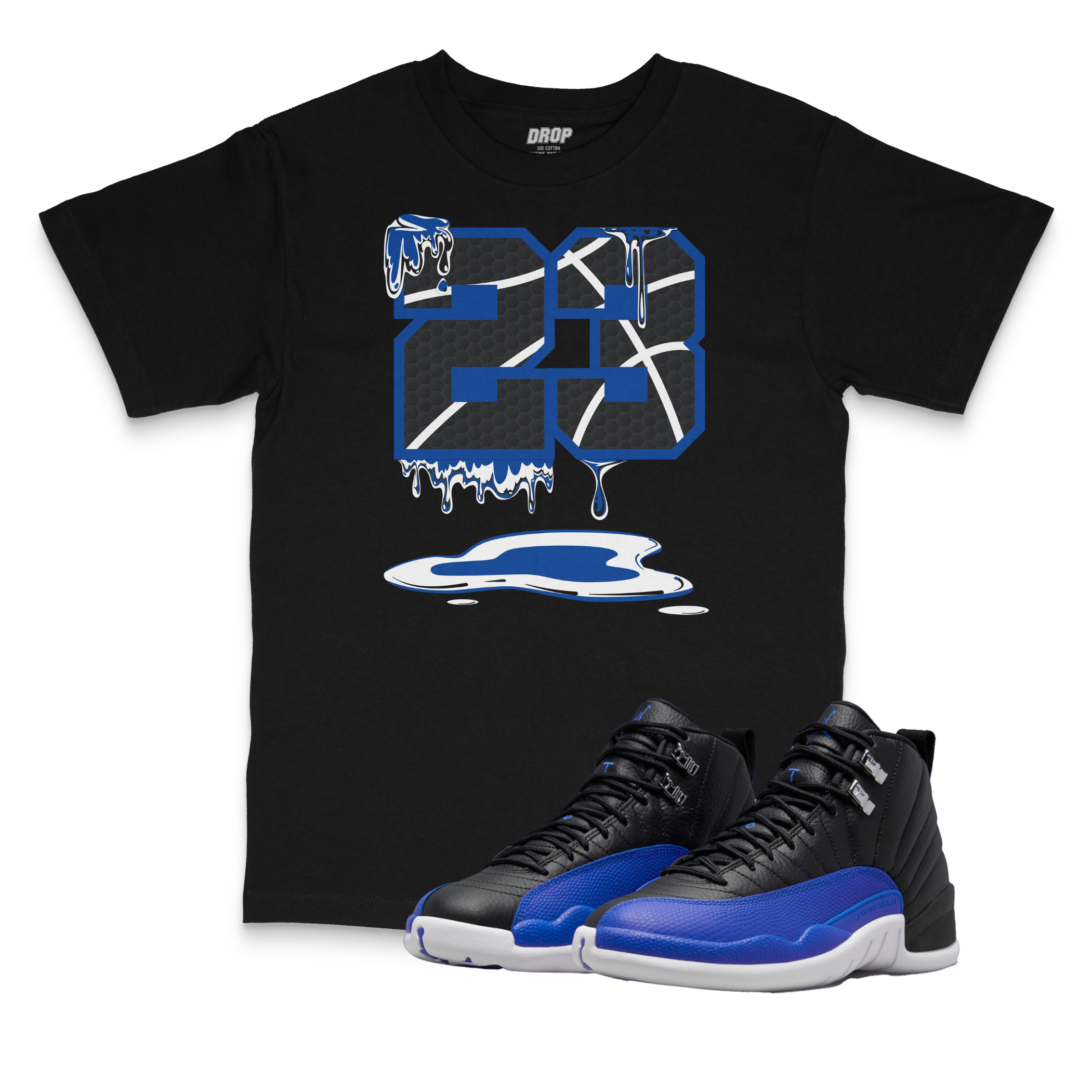 Air Jordan 12 Hyper Royal I 23 T-Shirt Air Jordan 12 Hyper Royal I 23 T-Shirt