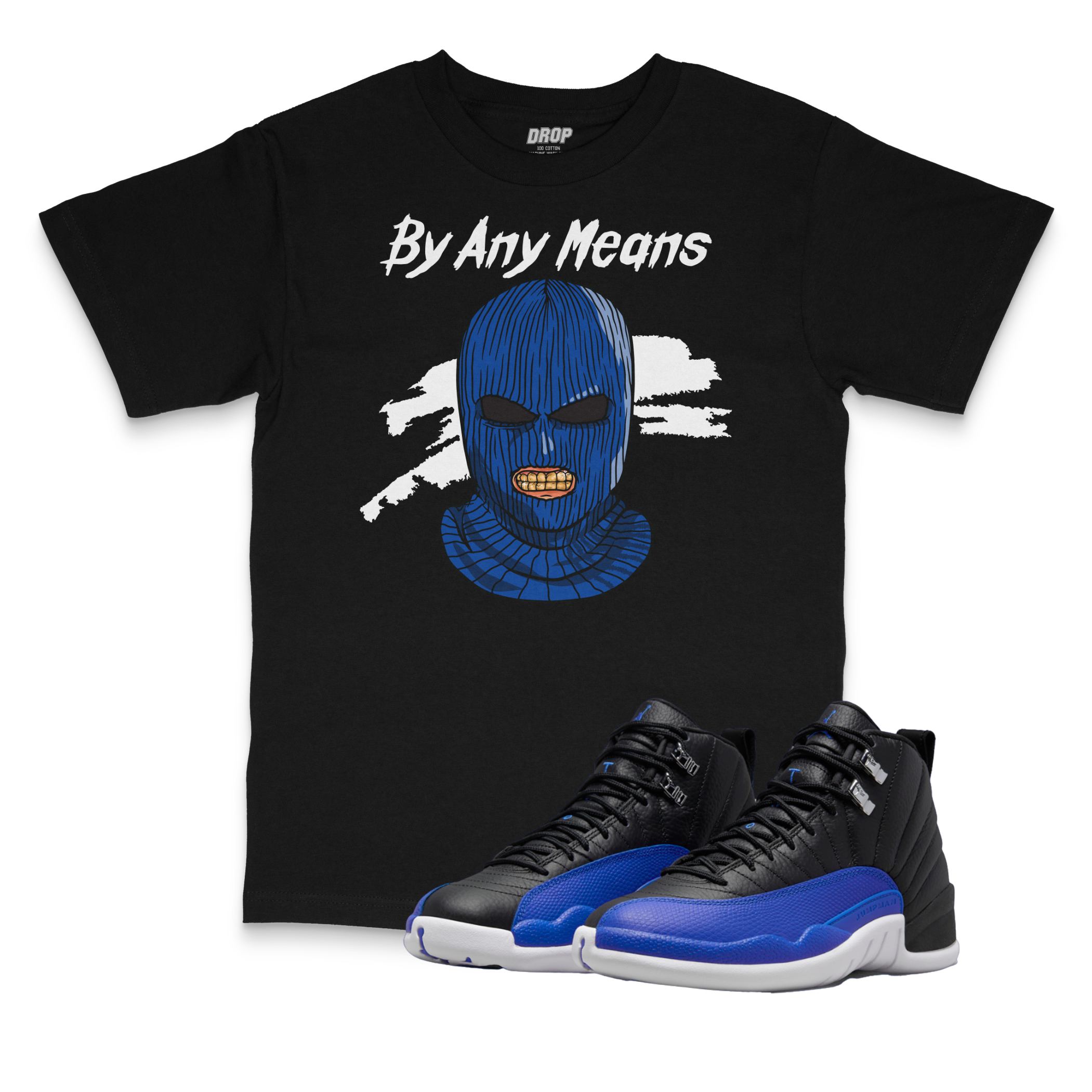Air Jordan 12 Hyper Royal I By Any Means T-Shirt Air Jordan 12 Hyper Royal I By Any Means T-Shirt