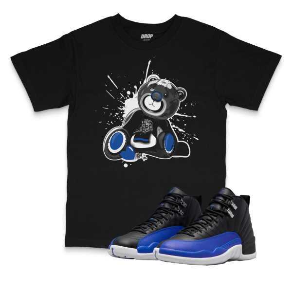 Air Jordan 12 Hyper Royal l Bear T-Shirt