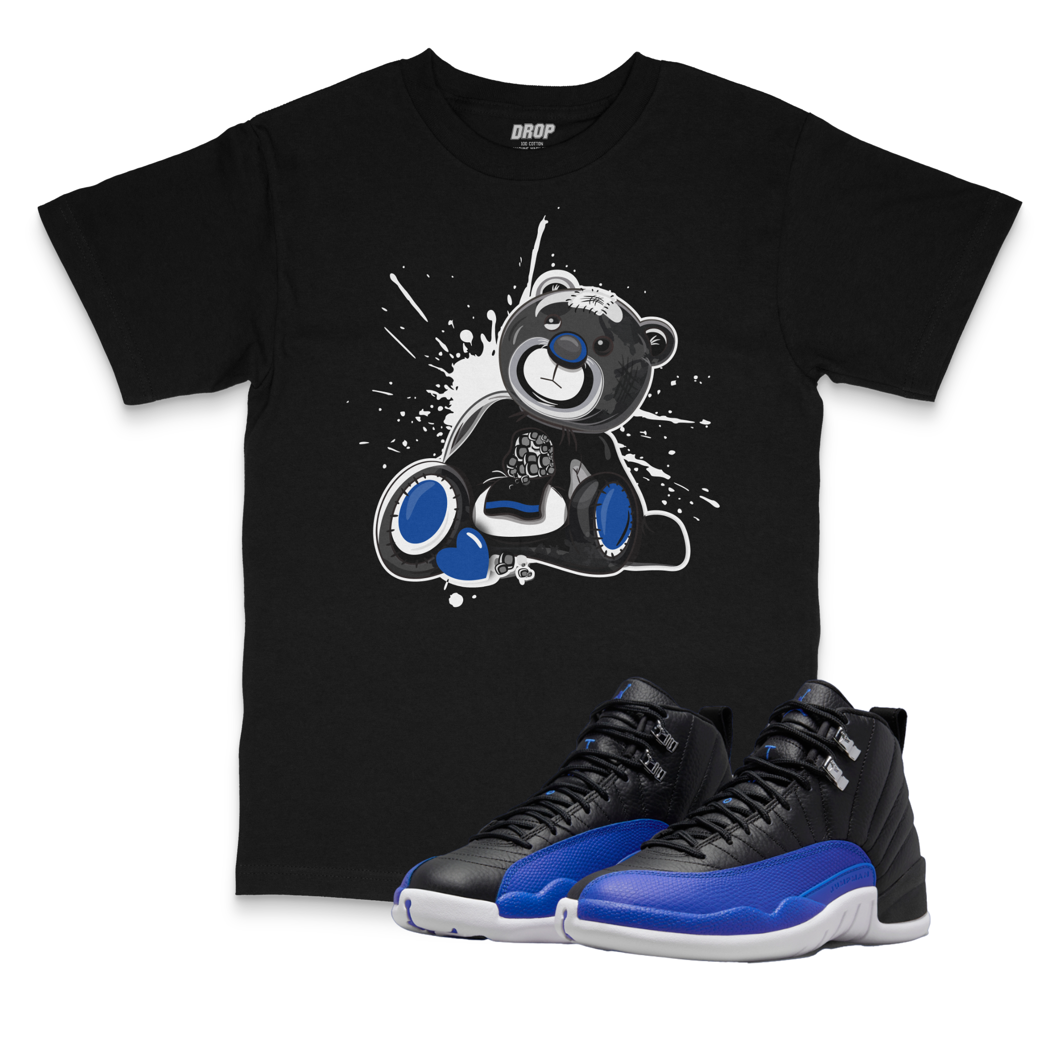 Air Jordan 12 Hyper Royal l Bear T-Shirt Air Jordan 12 Hyper Royal l Bear T-Shirt