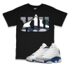 Air Jordan 13 French Blue l XIII T-Shirt