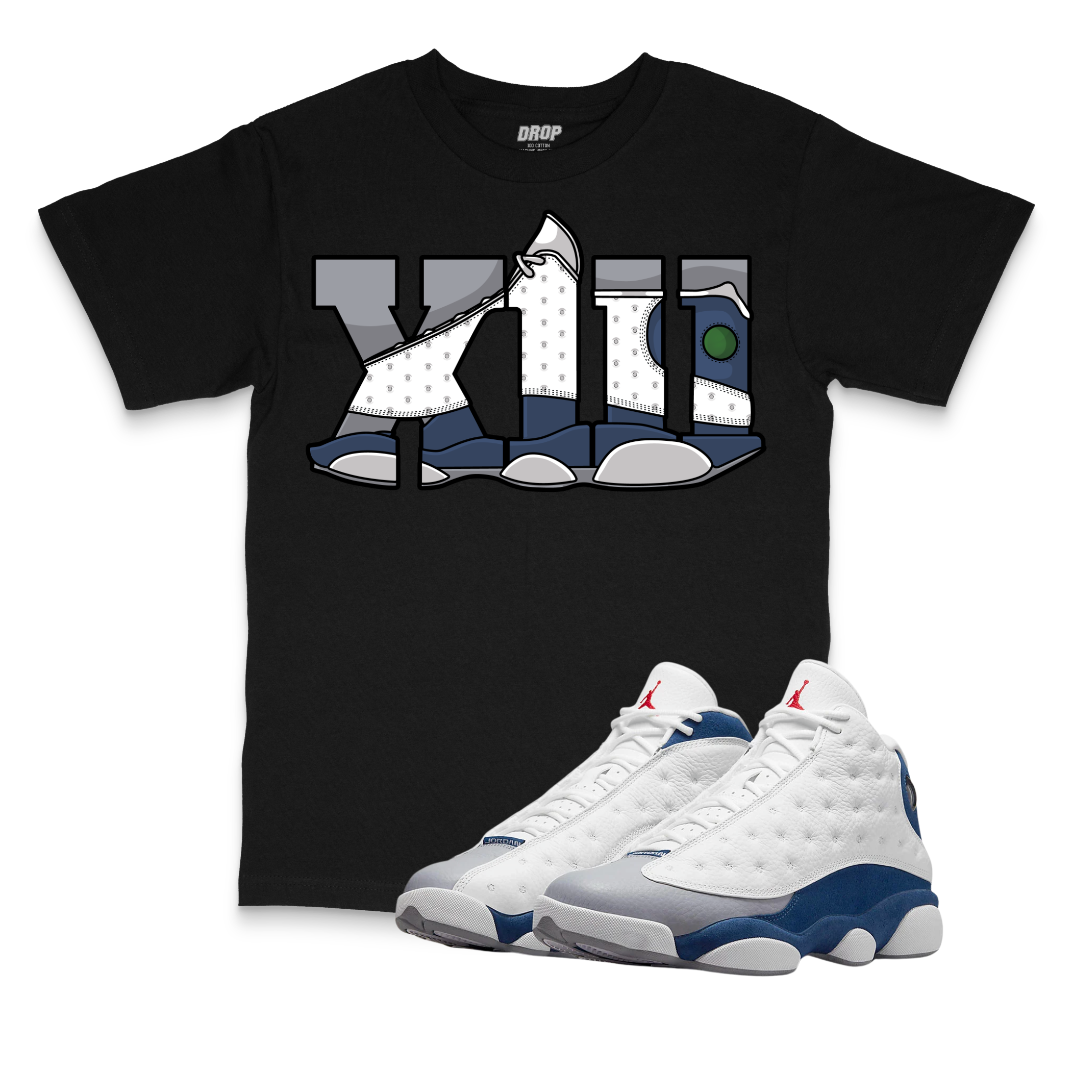 Air Jordan 13 French Blue l XIII T-Shirt Air Jordan 13 French Blue l XIII T-Shirt
