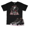 Air Jordan 13 Playoffs I Anti-Social Bear Sneaker Matching T-Shirt