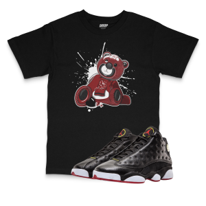Air Jordan 13 Playoffs I Bear Sneaker Matching T-Shirt