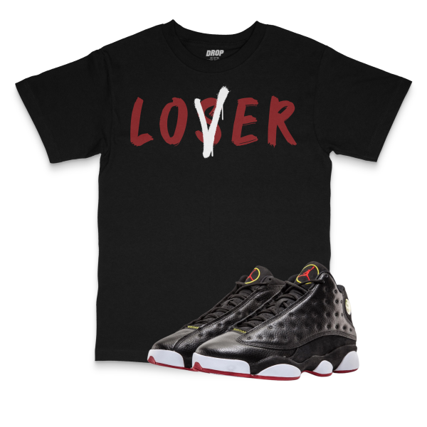 Air Jordan 13 Playoffs I LoserLover Sneaker Matching T-Shirt