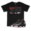 Air Jordan 13 Playoffs l XIII Sneaker Matching T-Shirt