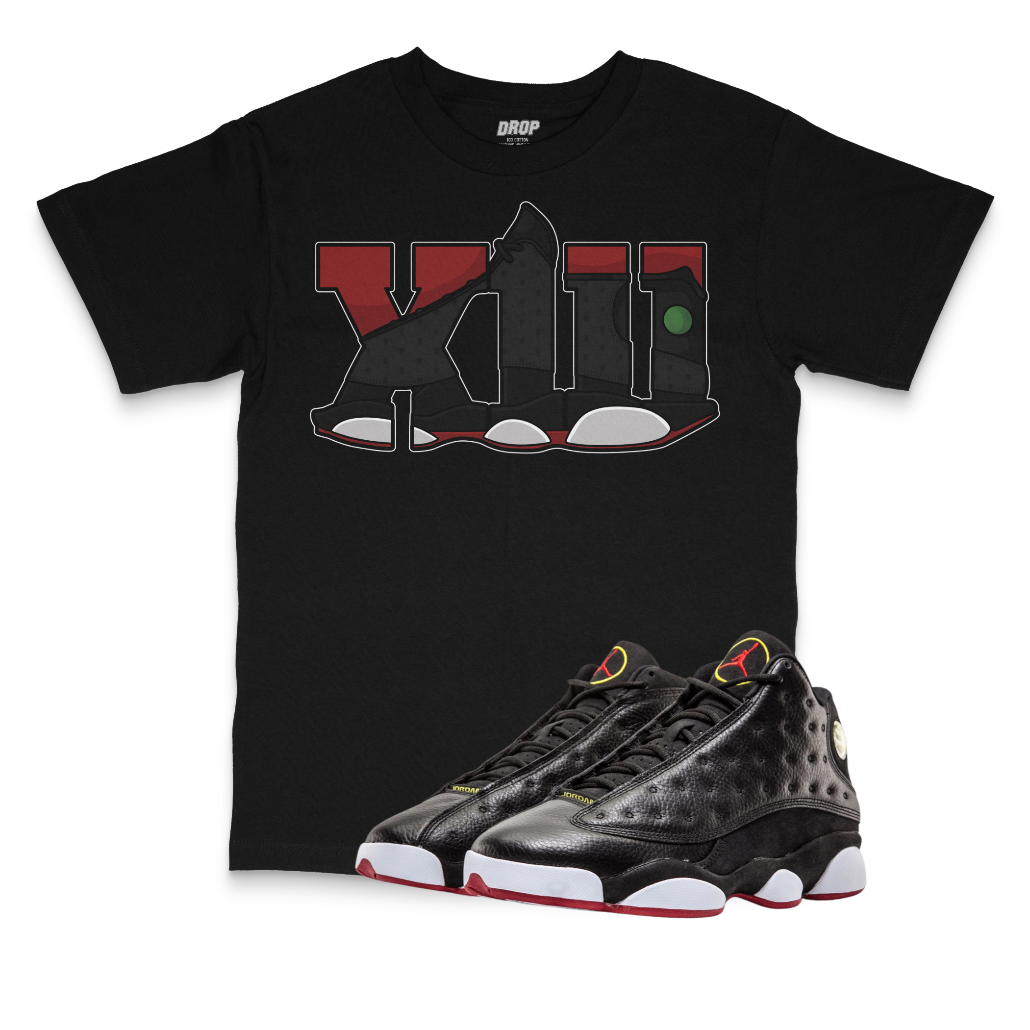 Air Jordan 13 Playoffs l XIII Sneaker Matching T-Shirt Air Jordan 13 Playoffs l XIII Sneaker Matching T-Shirt