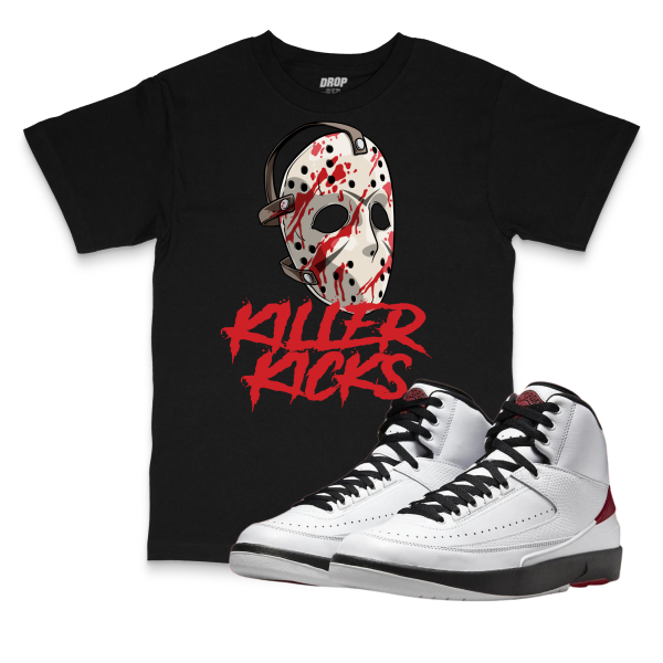 Air Jordan 2 Chicago I Killer Kicks Sneaker Matching T-Shirt