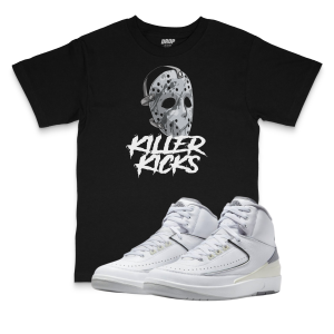 Air Jordan 2 Neutral Grey I Killer Kicks Sneaker Matching T-Shirt