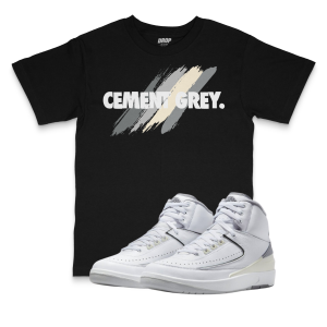 Air Jordan 2 Neutral Grey I Nickname Sneaker Matching T-Shirt