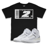 Air Jordan 2 Neutral Grey I Shoebox Barcode Sneaker Matching T-Shirt