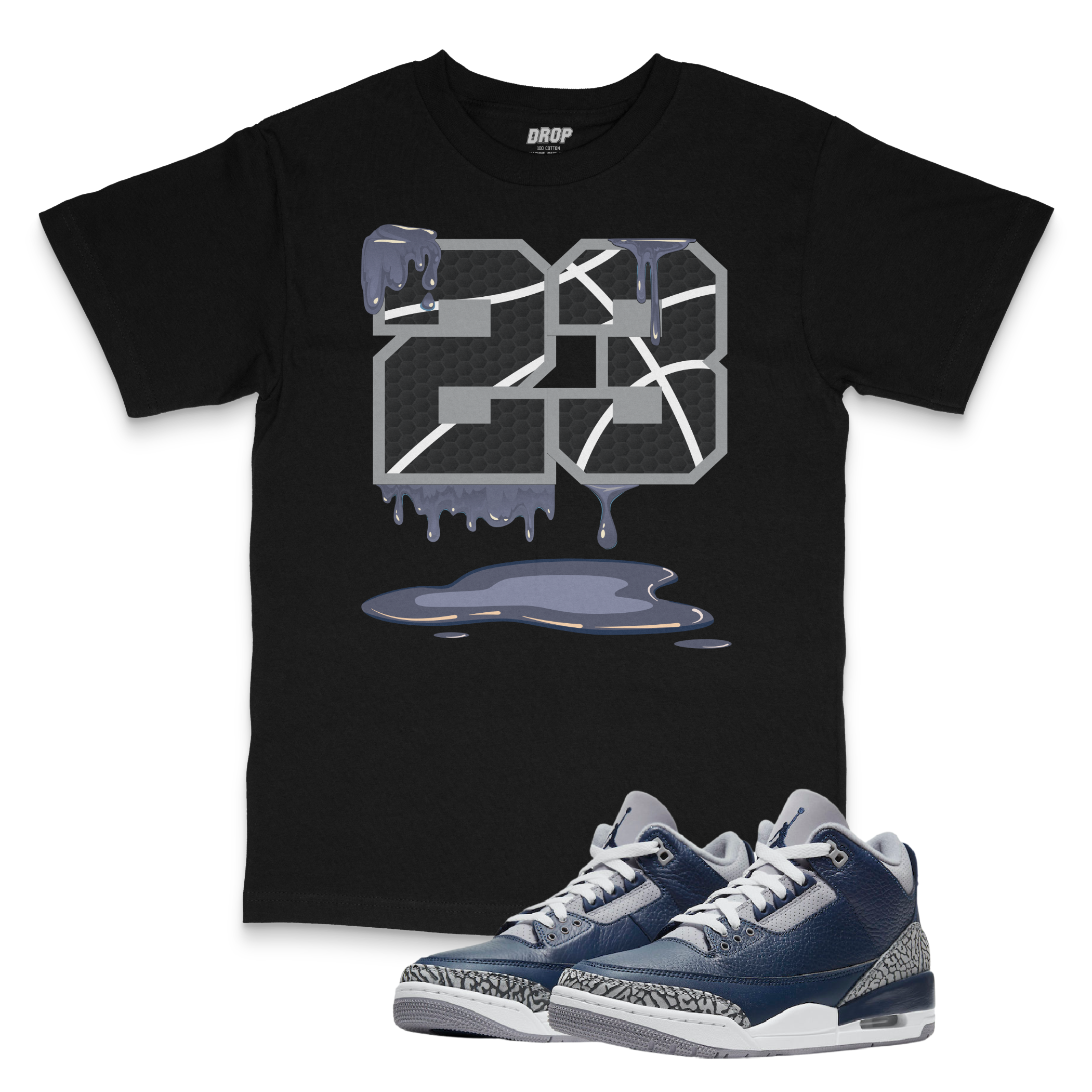 Air Jordan 3 Midnight Navy I 23 Tee Air Jordan 3 Midnight Navy I 23 Tee