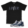 Air Jordan 3 Midnight Navy I LoserLover Tee
