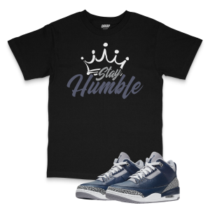 Air Jordan 3 Midnight Navy I Stay Humble Tee