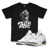 Air Jordan 3 White Cement Reimagined I Killer Kicks Sneaker Matching T-Shirt