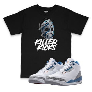 Air Jordan 3 Wizards I Killer Kicks Sneaker Matching T-Shirt