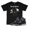 Air Jordan 4 Black Canvas I By Any Means T-Shirt