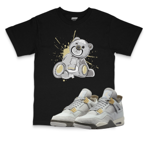 Air Jordan 4 Craft I Bear Sneaker Matching T-Shirt