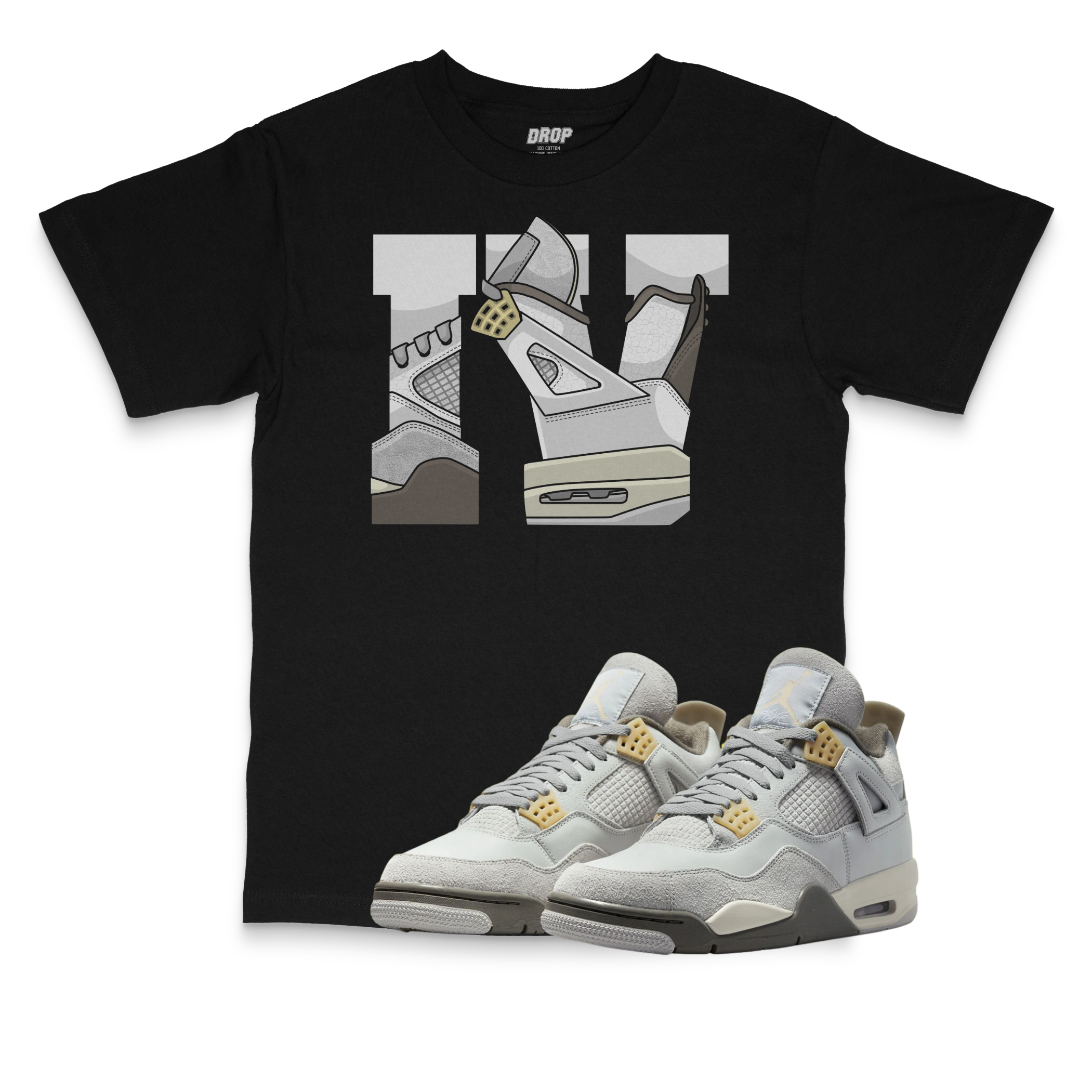 Air Jordan 4 Craft I IV Sneaker Matching T-Shirt Air Jordan 4 Craft I IV Sneaker Matching T-Shirt