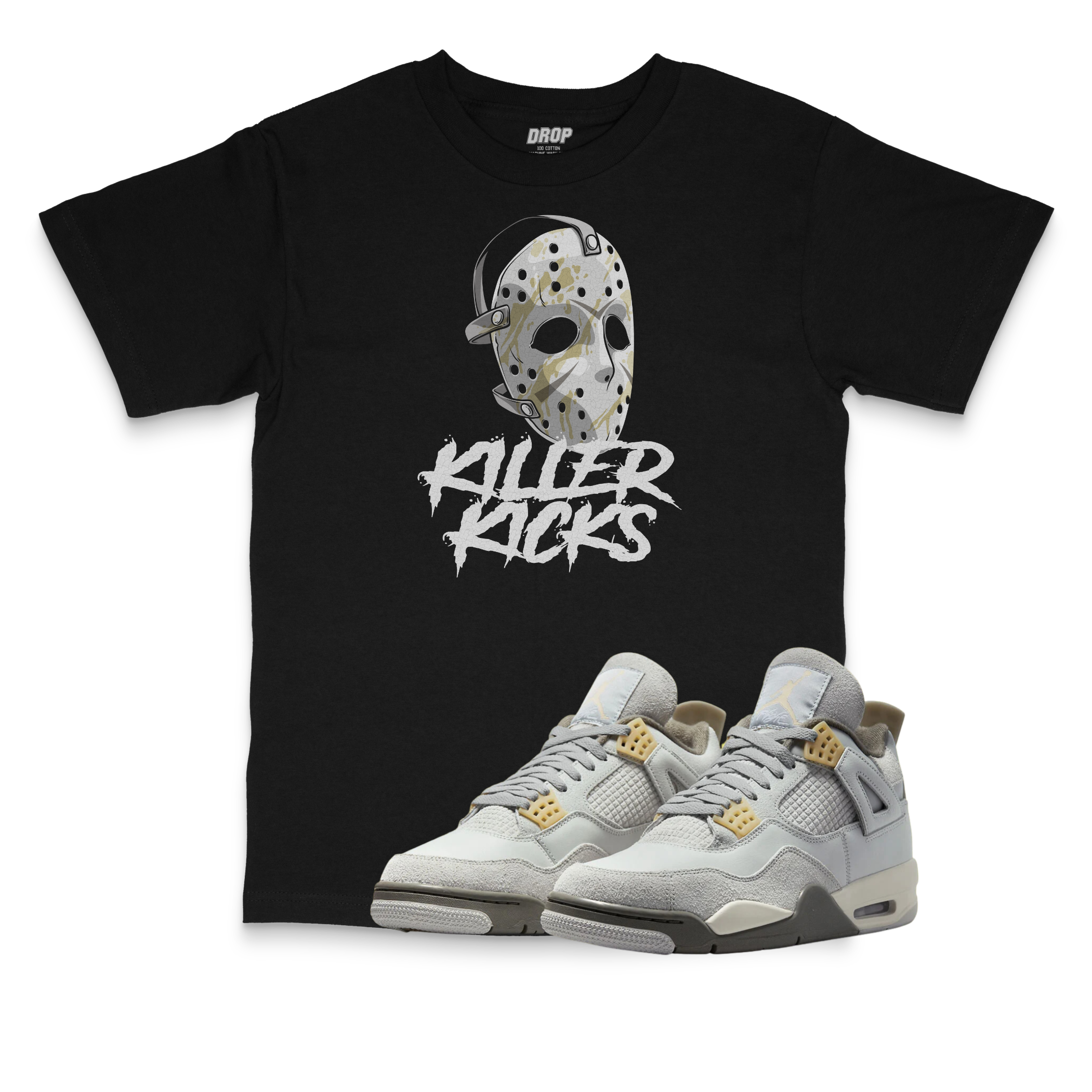 Air Jordan 4 Craft I Killer Kicks Sneaker Matching T-Shirt Air Jordan 4 Craft I Killer Kicks Sneaker Matching T-Shirt
