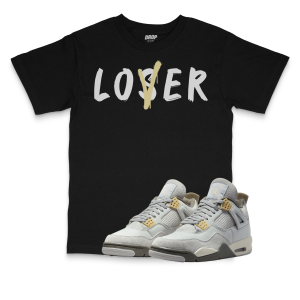 Air Jordan 4 Craft I LoserLover Sneaker Matching T-Shirt