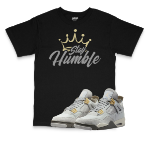 Air Jordan 4 Craft I Stay Humble Sneaker Matching T-Shirt