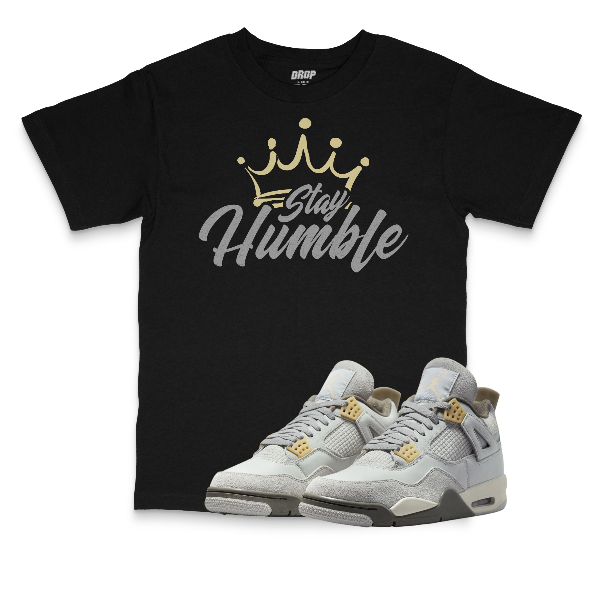Air Jordan 4 Craft I Stay Humble Sneaker Matching T-Shirt Air Jordan 4 Craft I Stay Humble Sneaker Matching T-Shirt