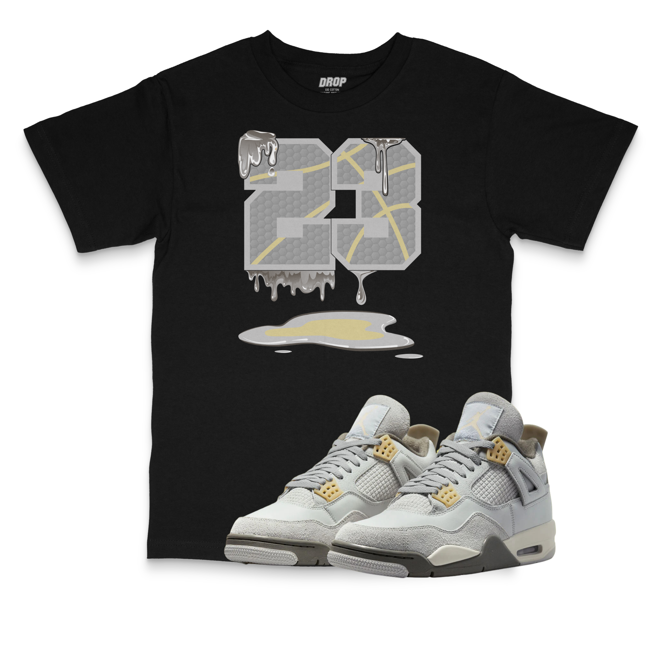 Air Jordan 4 Craft l 23 Sneaker Matching T-Shirt Air Jordan 4 Craft l 23 Sneaker Matching T-Shirt