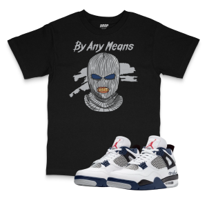 Air Jordan 4 Midnight Navy I By Any Means T-Shirt