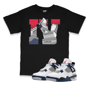 Air Jordan 4 Midnight Navy I IV T-Shirt