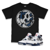 Air Jordan 4 Midnight Navy I Smiley Face T-Shirt