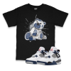 Air Jordan 4 Midnight Navy l Bear T-Shirt