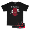 Air Jordan 4 Red Thunder I By Any Means Tee