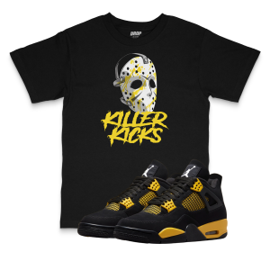 Air Jordan 4 Thunder I Killer Kicks Sneaker Matching T-Shirt