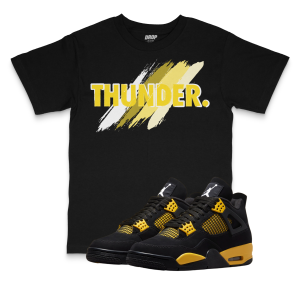 Air Jordan 4 Thunder I Nickname Sneaker Matching T-Shirt