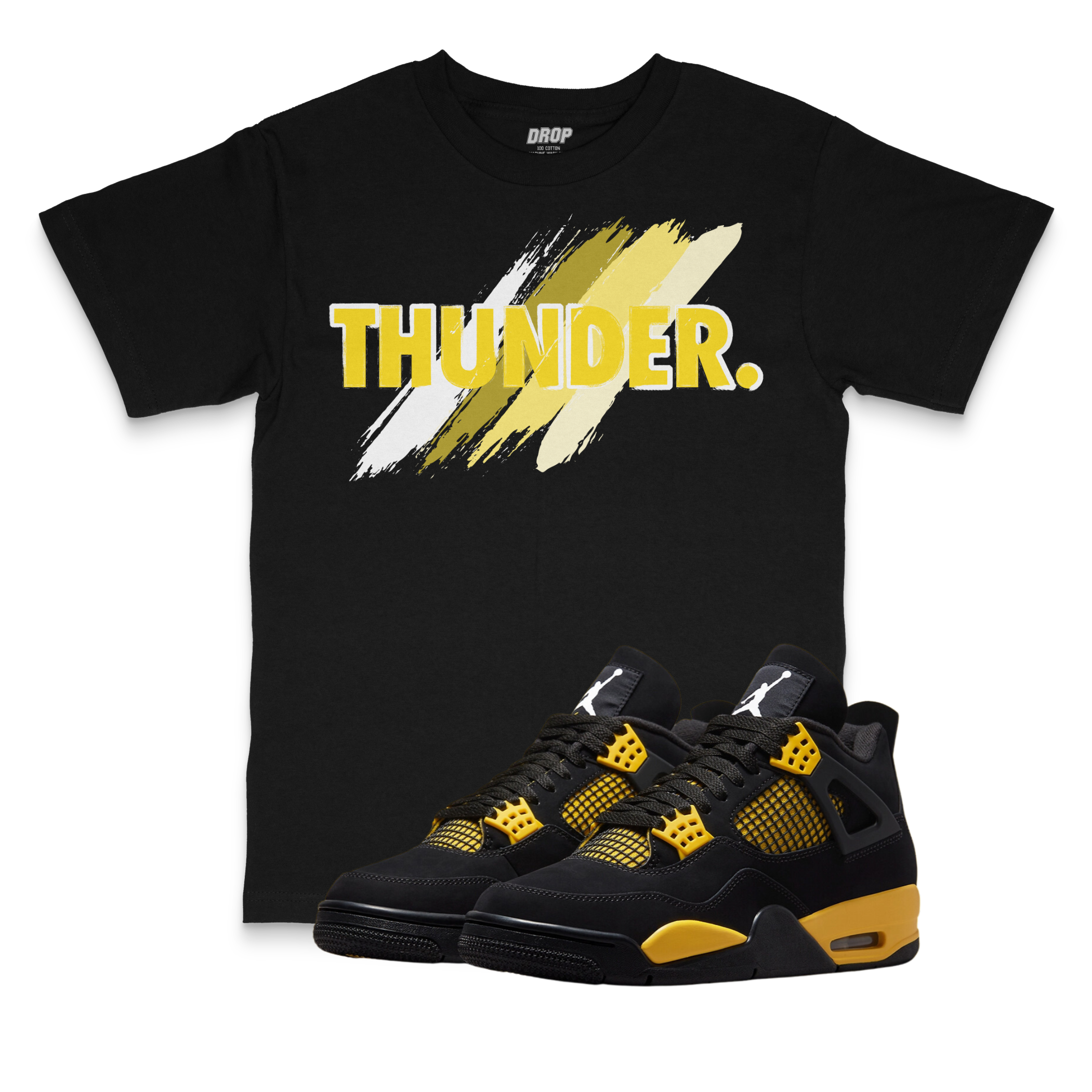 Air Jordan 4 Thunder I Nickname Sneaker Matching T-Shirt Air Jordan 4 Thunder I Nickname Sneaker Matching T-Shirt