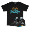 Air Jordan 5 Aqua I Stay Humble Sneaker Matching T-Shirt