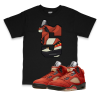 Air Jordan 5 Dunk on Mars I 5 Sneaker Matching T-Shirt
