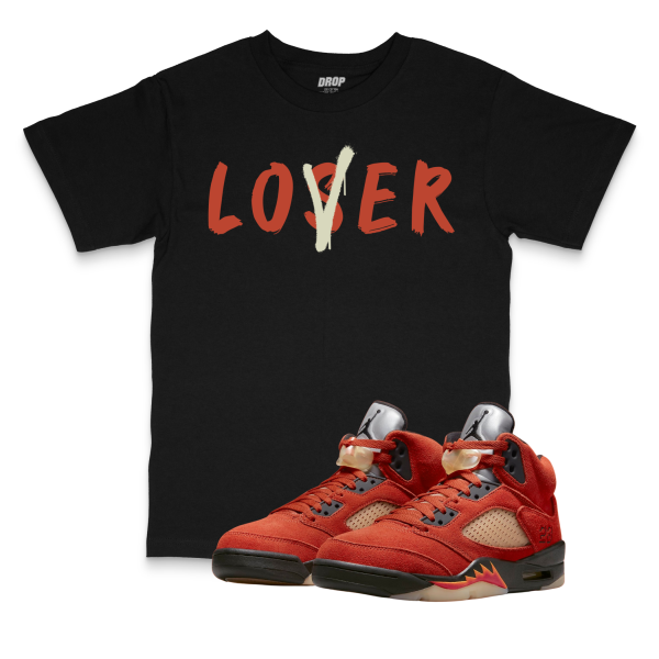 Air Jordan 5 Dunk on Mars I LoserLover Sneaker Matching T-Shirt