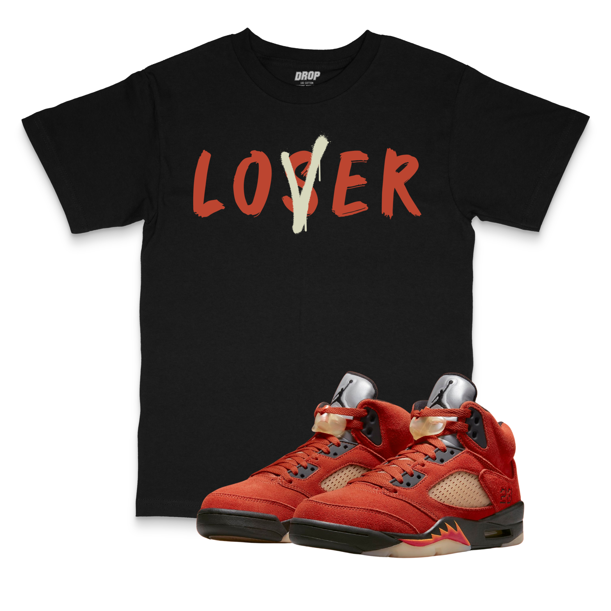 Air Jordan 5 Dunk on Mars I LoserLover Sneaker Matching T-Shirt Air Jordan 5 Dunk on Mars I LoserLover Sneaker Matching T-Shirt