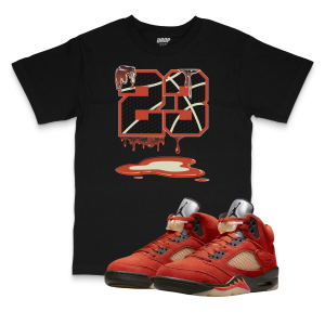 Air Jordan 5 Dunk on Mars l 23 Sneaker Matching T-Shirt