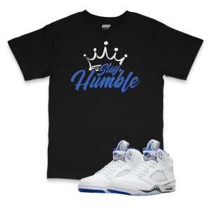 Air Jordan 5 Stealth I Stay Humble Tee