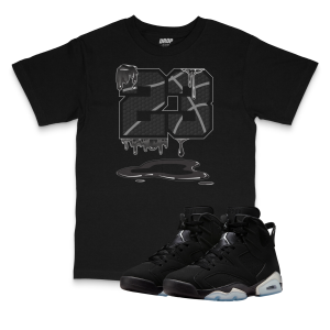 Air Jordan 6 Black Chrome I 23 T-Shirt