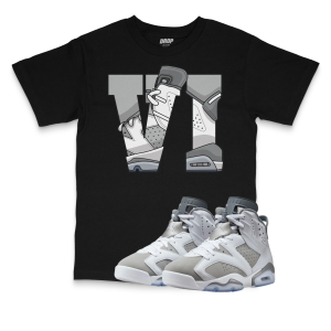 Air Jordan 6 Cool Grey I VI Sneaker Matching T-Shirt