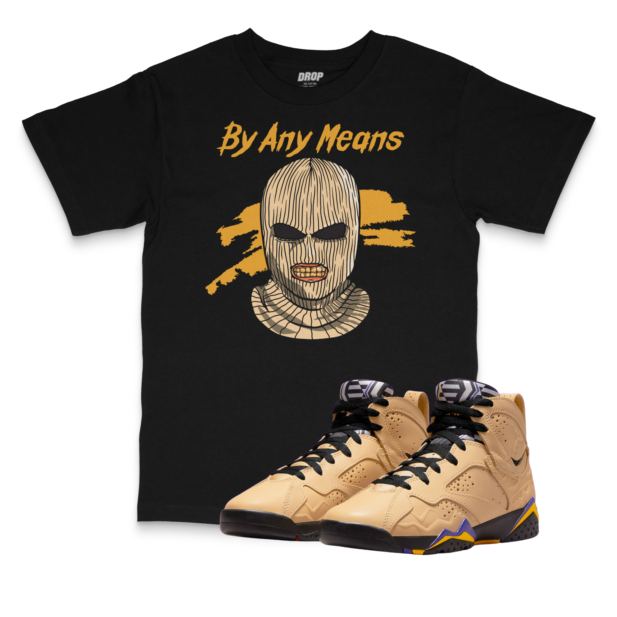 Air Jordan 7 Afrobeats I By Any Means T-Shirt Air Jordan 7 Afrobeats I By Any Means T-Shirt