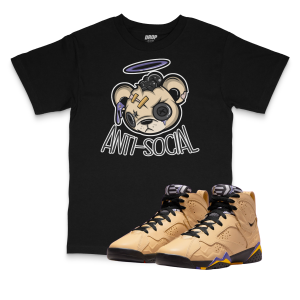 Air Jordan 7 Afrobeats l Anti-Social Bear T-Shirt