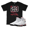 Air Jordan 7 Cardinal I 23 T-Shirt